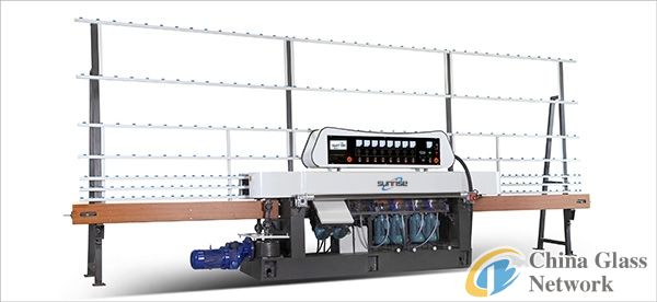 Glass straight line edger machinery